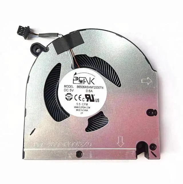 Alt view image 2 of 5 - WRIARICH New CPU GPU Cooling Fan Replacement for Dell Inspiron 15 7510 16 7610, Fan Model EG50050S1-C130-S9A EG50050S1-C120-S9A OEM Part 0GJN2R 0CNNWF