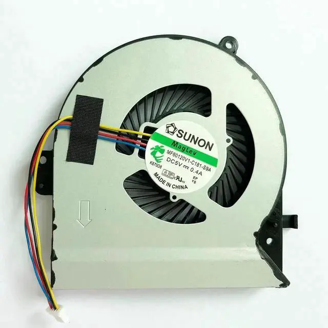 Alt view image 4 of 6 - WRIARICH 9mm Thin DC5V Dual CPU GPU Cooling Fan Pair EF75070S1-C530 / EF75070S1-C481 for ASUS ROG Strix GL502VM GL502VY GL502VSK ZX60V FX60VM S5VM