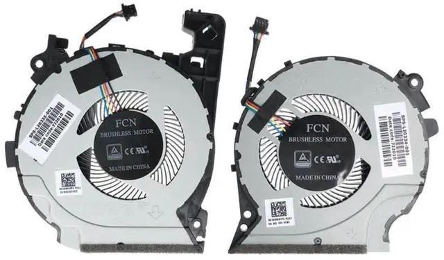 Main image of WRIARICH New Dual CPU+GPU Cooling Fan Set L20335-001 / L20334-001 for HP Pavilion Gaming 15-cx Series TPN-C133