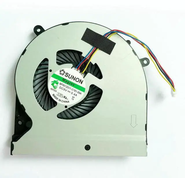 Alt view image 4 of 6 - WRIARICH Thin Dual CPU GPU Cooling Fan DC5V for ASUS ROG Strix GL502VM GL502VY GL502VSK ZX60V FX60VM S5VM
