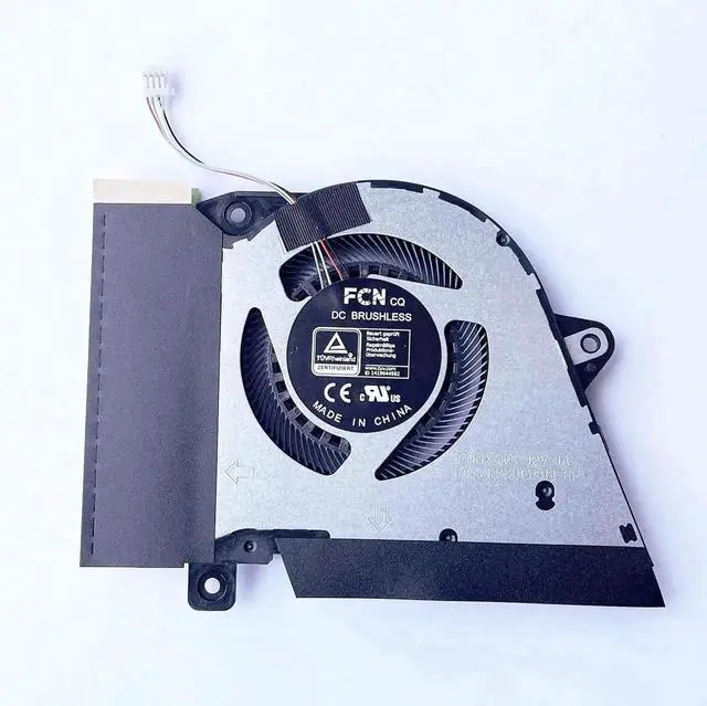 Alt view image 4 of 5 - WRIARICH New CPU & GPU Cooling Fan Replacement Kit DFSCK221151818 FNNX / DFSCK22D05883K FNNW for ASUS ROG Zephyrus G14 GA401QC GA401QE GA401QH GA401QM GA401IHR GA401QEC-K2064T