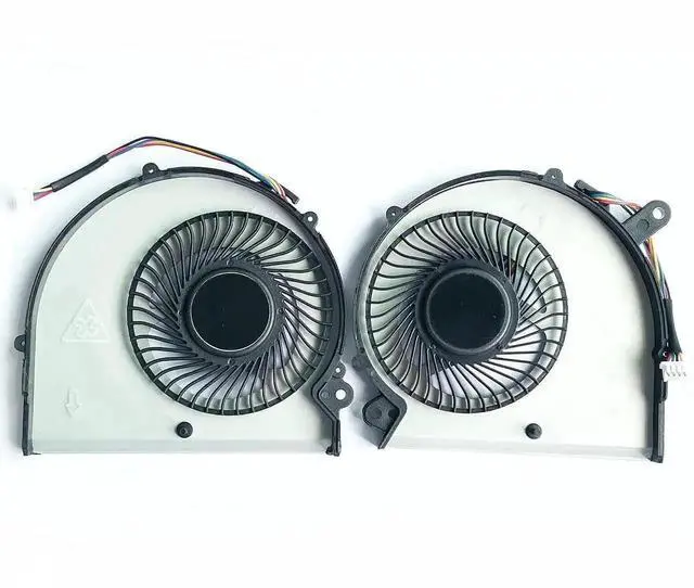 Alt view image 4 of 6 - WRIARICH New CPU GPU Dual Cooling Fan Replacement for Gigabyte RP64 RP64W P64 P64W PR65 RP65W Aero14 Aero15 15X 15W 15P 15KB V8 X9 Y9, Fan BS5005HS-U2N BS5005HS-U2M