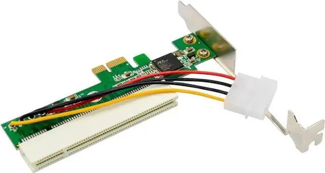 Alt view image 4 of 7 - WRIARICH PCIe X1 to 32-bit PCI Bridge Adapter Card with PLX Chipset, Supports PCIe X1/X4/X8/X16 Slots