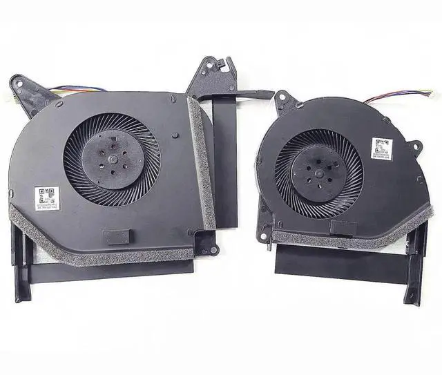 Alt view image 2 of 5 - WRIARICH CPU GPU Dual Cooling Fan Kit for ASUS ROG Strix Scar GL704 GL704GM GL704GV GL704GW G715GV G715GW, DC12V 1A P/N DFSCK22105182D FL2D DFSCK22115181C FL2F