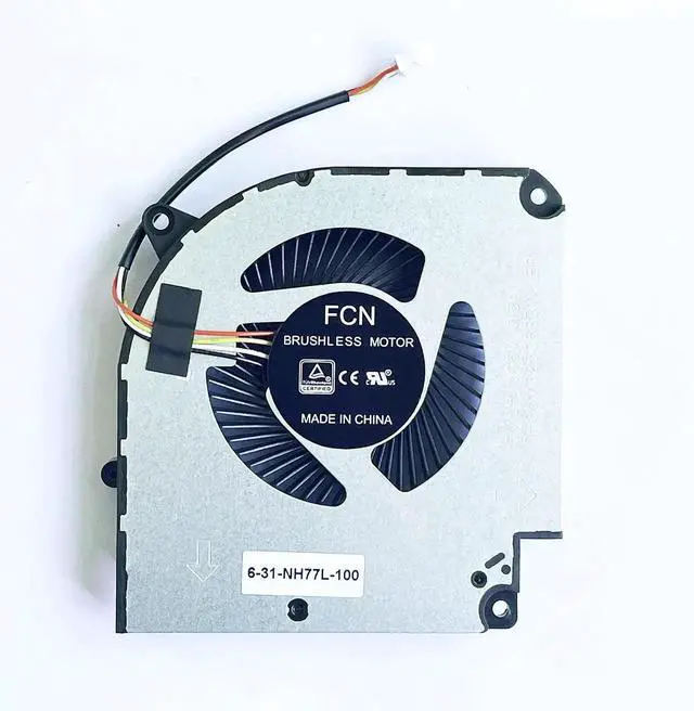 Alt view image 2 of 6 - WRIARICH CPU GPU Dual Cooling Fan Replacement for Hasee G7-CT5NA G7-CT7NA Z8-CT7NA Z8-CT7NT Z8-CR7N1, P/N 6-31-NH5C2-100 6-31-NH77L-100 DFS5M325063B1N FLHJ DFS5K221153711 FLHF