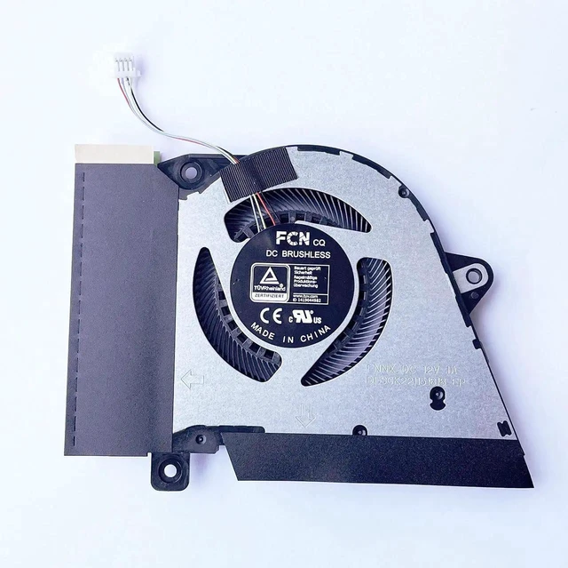 Alt view image 4 of 5 - WRIARICH CPU GPU Dual Cooling Fan Replacement for ASUS ROG Zephyrus G14 GA401 Series, P/N DFSCK221151818 FNNX DFSCK22D05883K FNNW