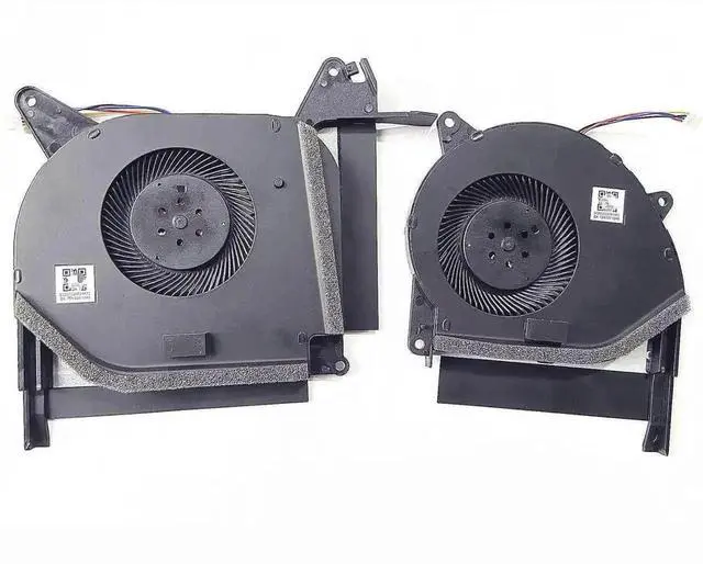 Alt view image 2 of 5 - WRIARICH DC12V 1A CPU GPU Dual Cooling Fan Kit for ASUS ROG Strix Scar GL704 GL704GM GL704GV GL704GW G715GV G715GW, OEM P/N DFSCK22105182D FL2D DFSCK22115181C FL2F