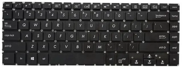 Alt view image 2 of 3 - WRIARICH US English Replacement Laptop Keyboard Compatible with ASUS PRO P1440, P1440F, P1440FA, P1440UF, P1440U, P1440UA, Black Non-Backlit Internal Keyboard