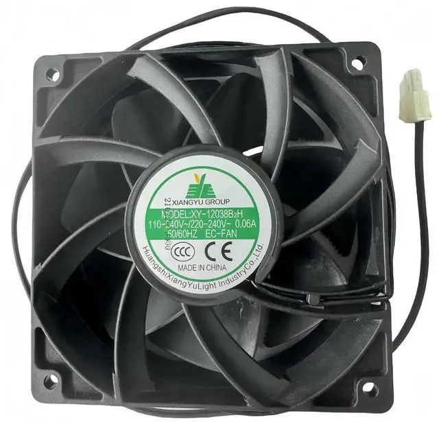 Main image of WRIARICH XY-12038B2H EC Cooling Fan 12038 120×120×38mm Universal 110V-240V Wide Voltage Cabinet Fan