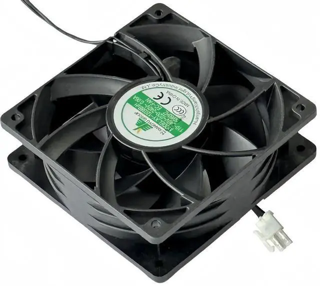 Alt view image 2 of 7 - WRIARICH XY-12038B2H EC Cooling Fan 12038 120×120×38mm Universal 110V-240V Wide Voltage Cabinet Fan