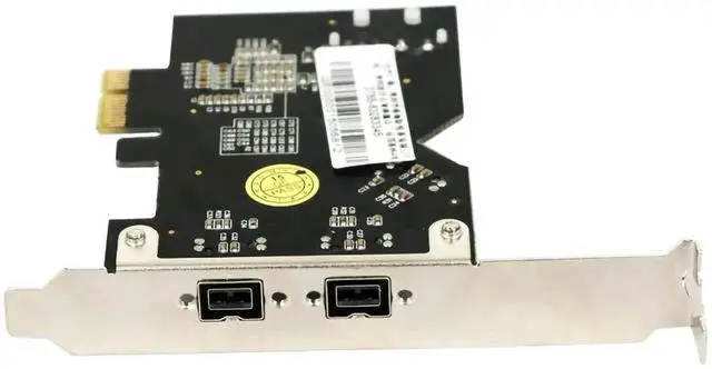 Alt view image 2 of 6 - WRIARICH PCIe x1 3-Port 1394B Controller Card, IEEE 1394B FireWire 800 Add-On Card for Digital Video Camera Capture