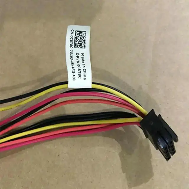 Alt view image 3 of 3 - WRIARICH 0C8T8C C8T8C SATA Power Cable, 8Pin to 4 SATA Splitter Cord for Dell OptiPlex 3020MT HDD & SSD