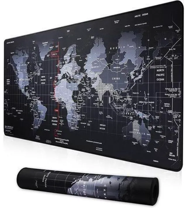 Main image of WRIARICH XXL Professional Large Mouse Pad & Computer Game Mouse Mat (35.4x15.7x0.1IN, Map) (90 * 40 Map)