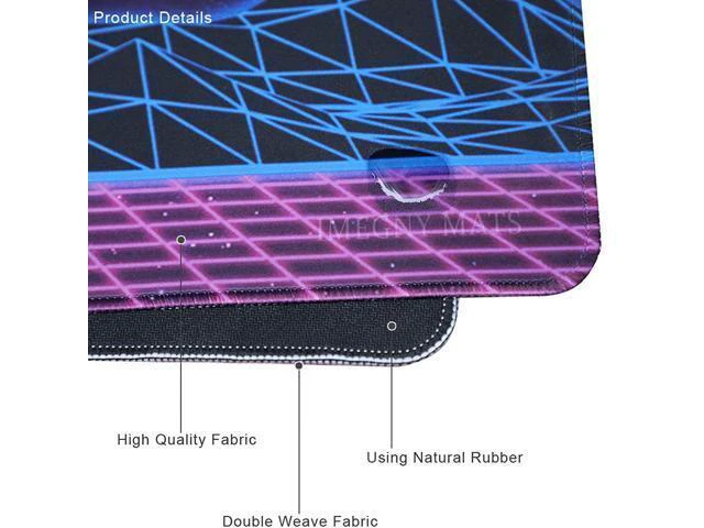 Alt view image 4 of 7 - WRIARICH Large Gaming Mouse Pad, Extended Xxl Desk Pad & Non-Slip Rubber Mat For Mice And Keyboard With Stitched Edges (90X40 Zisesun011)