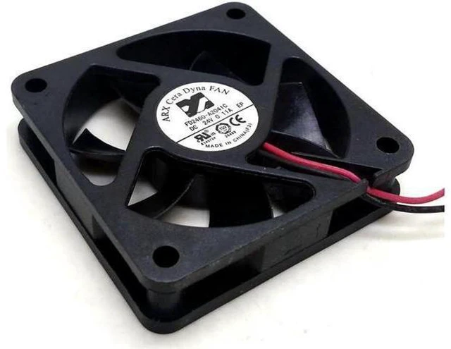 Alt view image 3 of 4 - WRIARICH cooling fan 60mm 6015 24V ultra quiet fan 60 * 60 * 15mm FD2460-A2041C variable frequency cooling fan 6cm