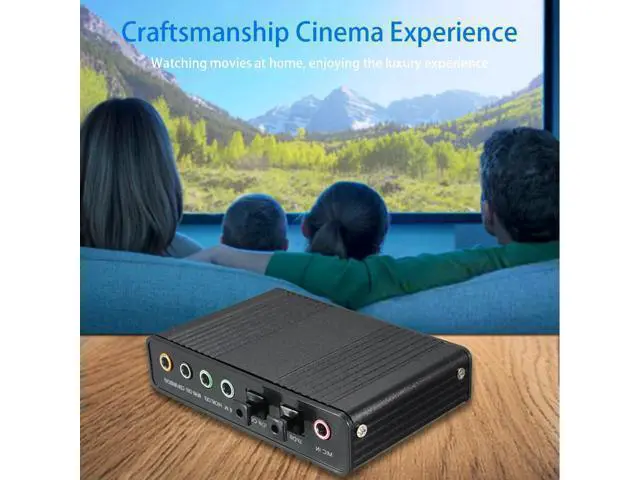 Alt view image 4 of 7 - WRIARICH Professional External USB 5.1 Sound Card to 3.5mm Jack Stereo Mic Line in Spdif Audio Adapter For Mac PC Computer Laptop