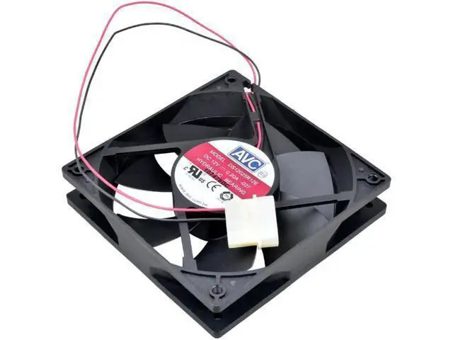 Alt view image 2 of 4 - WRIARICH DS12025R12E 12cm 120mm fan 120x120x25mm DC12V 0.20A Cooling fan for power supply