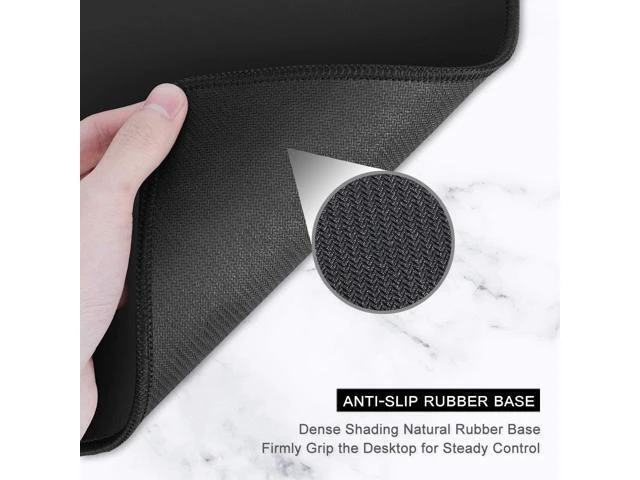 Alt view image 4 of 7 - WRIARICH Large Mouse Pad Full Desk XXL Extended Gaming Mouse Pad 35 X 15 Waterproof Desk Mat with Stitched Edge Non-Slip Laptop Computer Keyboard Mousepad for Office & Home Misty Forest Design