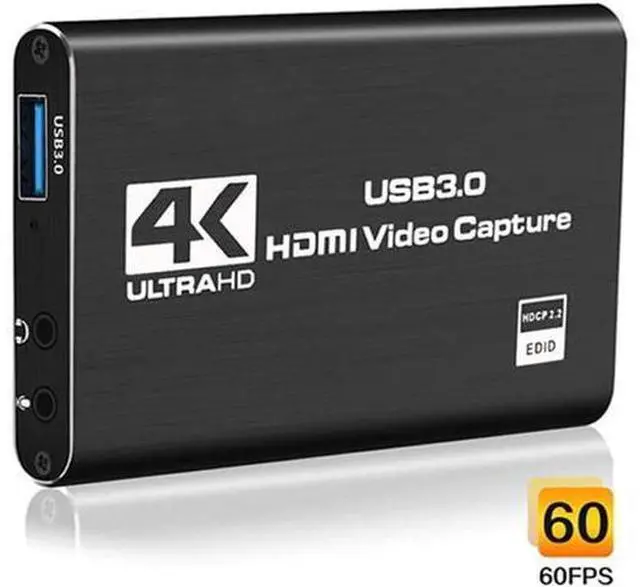 Main image of WRIARICH 4K Audio Video Capture Card, USB 3.0 HDMI Video Capture Device, Full HD 1080P for Game Recording, Live Streaming Broadcasting