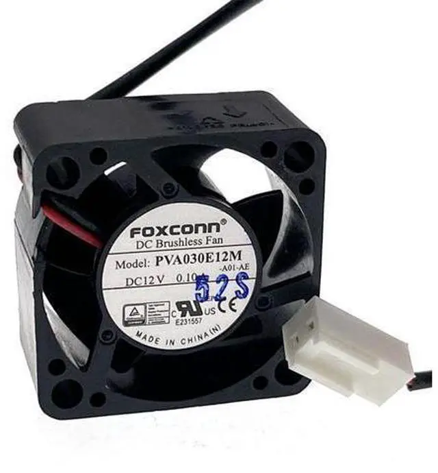 Main image of WRIARICH 1pcs PVA030E12M -A01-AE ,for FOXCONN 3015 12V 3CM Fan 30X30X15mm 0.10A 7000RPM, Industrial Computer Set Top Box Cooling Fan