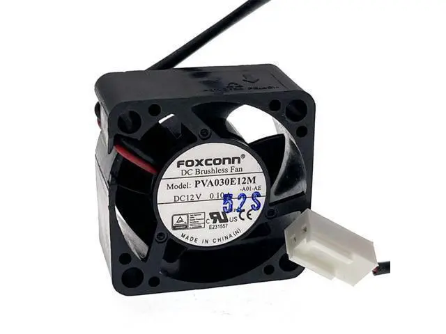 Alt view image 4 of 6 - WRIARICH 1pcs PVA030E12M -A01-AE ,for FOXCONN 3015 12V 3CM Fan 30X30X15mm 0.10A 7000RPM, Industrial Computer Set Top Box Cooling Fan
