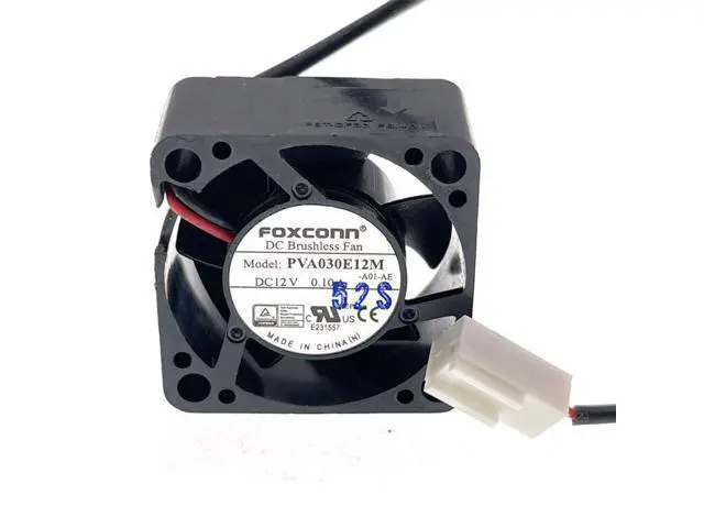 Alt view image 5 of 6 - WRIARICH 1pcs PVA030E12M -A01-AE ,for FOXCONN 3015 12V 3CM Fan 30X30X15mm 0.10A 7000RPM, Industrial Computer Set Top Box Cooling Fan