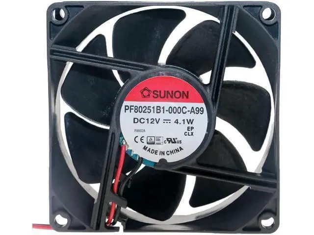 Alt view image 4 of 4 - WRIARICH PF80251B1-000C-A99 8025 8cm 80mm fan DC 12V 4.1W Double ball bearing large air volume cooling fan