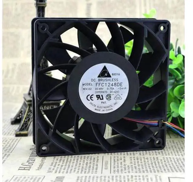 Main image of WRIARICH For 12038 12CM large air volume fan 48V 0.75A FFC1248DE a lot of spot cooling fan