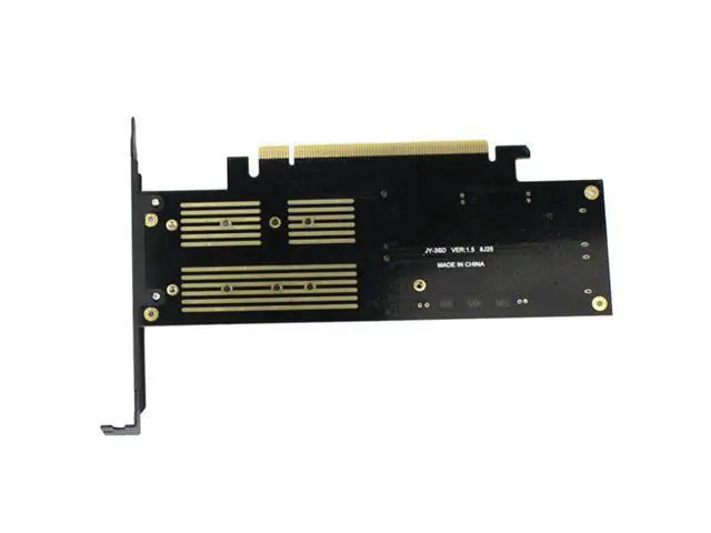 Alt view image 3 of 5 - WRIARICH 3 in 1 NGFF and MSATA SSD Adapter Card M.2 NVME to PCIe 16X/M.2 SATA SSD to SATA III/MSATA to SATA Converter
