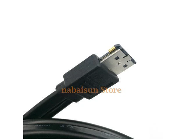 Alt view image 4 of 5 - WRIARICH Dual Power eSATA USB 12V 5V Combo to 22Pin SATA USB Hard Disk Cable, esata to sata 50CM