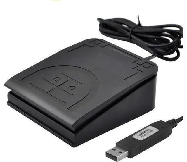Main image of WRIARICH USB Foot Pedal Mechanical Switch Control One Key Program Computer Keyboard Mouse String Game Macro MIDI Cotroller Action HID (Single Pedal)