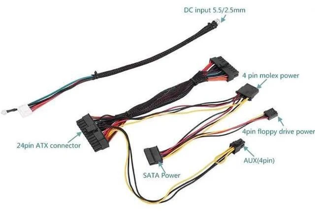 Alt view image 3 of 7 - WRIARICH Aatraay Power SFX Power Supply 16×9×4 Ld - 200W 19V Dc Input Pin Power Module Dc - ATX Power Supply Dc 24Pin ATX to 12V Aux for Computer