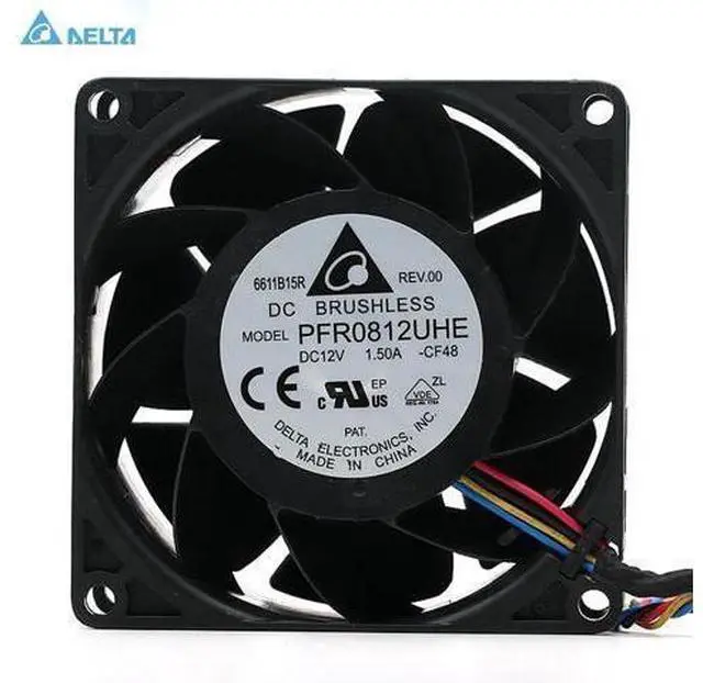 Main image of WRIARICH for delta fan PFR0812UHE 8038 1.50A 12V four line PWM large air volume case cooling fan