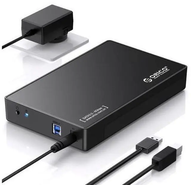 Main image of WRIARICH USB 3.0 External Hard Drive Enclosure for 3.5/2.5 Inch SATA Hard Drives/SSD Up to 20 TB, 3.5'' Tool-Free HDD Enclosure with 12V/2A Power Supply and UASP Acceleration (3588US3)