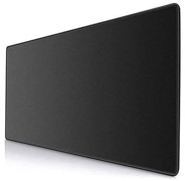 Main image of WRIARICH Large Gaming Mouse Pad with Stitched Edges Extended Mousepad with Superior MicroWeave Cloth NonSlip Base Water Resist Keyboard Pad Desk Pad for Gamer Office Home 354 x 157 in Black