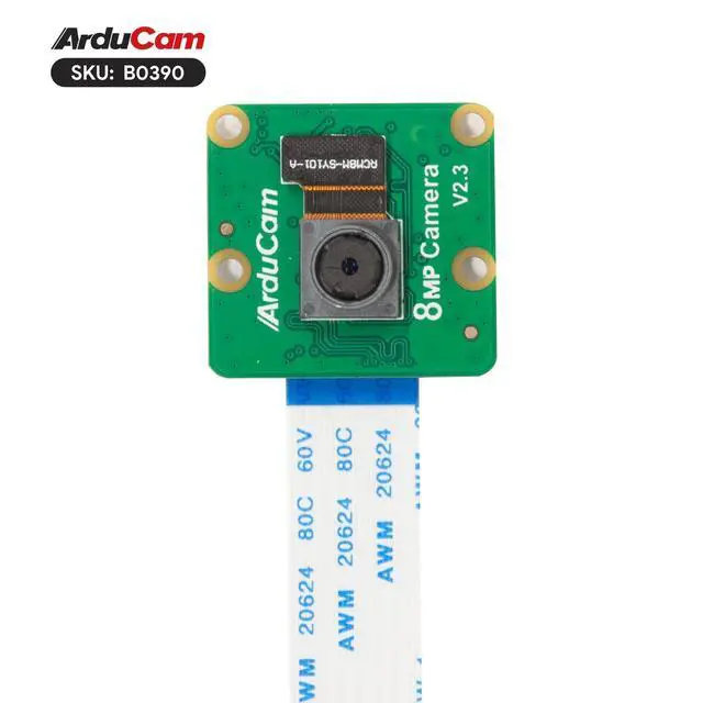 Alt view image 3 of 7 - for Raspberry Pi Camera Module 8 Megapixel, 1080P IMX219 Camera Module Compatible with Raspberry Pi 5, 4 Model B, Pi 3/3B+, and Pi Zero 2W (RPI-CAM-8MP + 5.9"/150mm Flex Cable + Pi Zero Cable)
