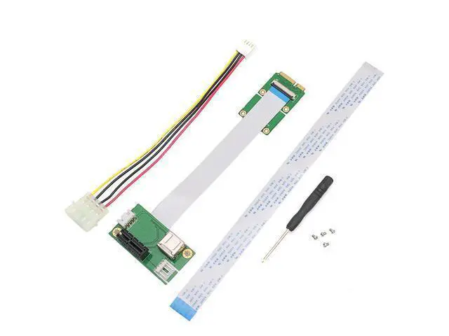 Alt view image 2 of 3 - WRIARICH Mini Pci-E To Usb Pci-E Express 1X Riser Extender Adapter Card+15/25Cm Fpc Cable