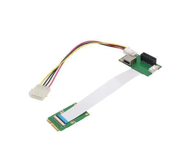 Alt view image 3 of 3 - WRIARICH Mini Pci-E To Usb Pci-E Express 1X Riser Extender Adapter Card+15/25Cm Fpc Cable