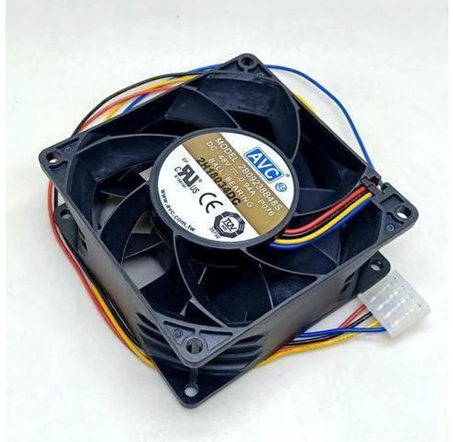Alt view image 4 of 4 - WRIARICH 2B09238B48S For AVC 9238 48V Double Ball Inverter Fan 9cm High Speed and Large Volume PWM Fan