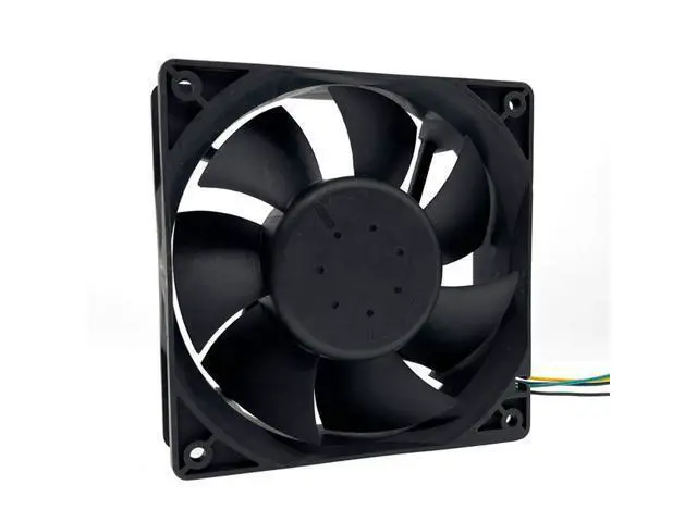 Alt view image 3 of 6 - WRIARICH AFB1212HHE ,120mm Dual Ball Bearing 12cm Cooling Fan, 12038 120X120X38mm 4-wire PWM 12V 4-Pin 4P