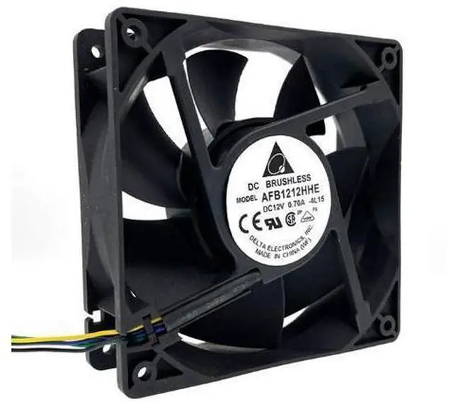 Main image of WRIARICH AFB1212HHE ,120mm Dual Ball Bearing 12cm Cooling Fan, 12038 120X120X38mm 4-wire PWM 12V 4-Pin 4P