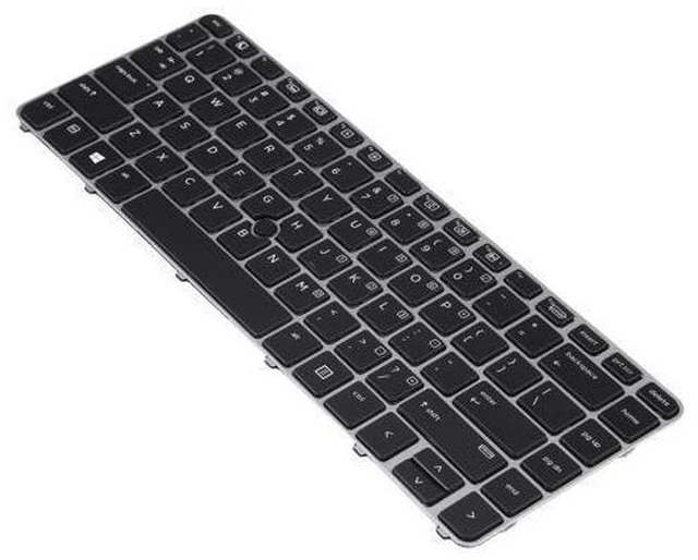 Alt view image 2 of 4 - WRIARICH For HP EliteBook 840 G3 US Version Keyboard with Backlight and Pointing(Silver)