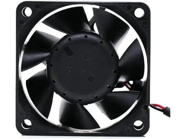 Alt view image 3 of 3 - WRIARICH AFB0612SH 60x60x25mm 6cm DC12V 0.32A 2-Wire Chassis Power Supply Cooling Fan