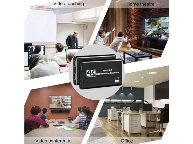 Alt view image 5 of 7 - WRIARICH 4K Audio Video Capture Card, USB 3.0 HDMI Video Capture Device, Full HD 1080P 60FPS for Game Recording, Live Streaming Broadcasting-Black