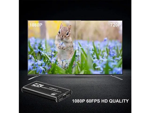 Alt view image 6 of 7 - WRIARICH 4K Audio Video Capture Card, USB 3.0 HDMI Video Capture Device, Full HD 1080P 60FPS for Game Recording, Live Streaming Broadcasting-Black