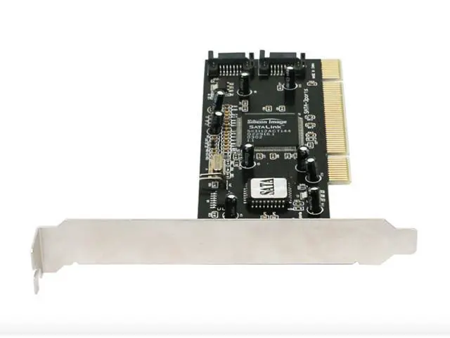 Alt view image 5 of 6 - WRIARICH PCI To 2 Port SATA RAID Controller Card Sil3112 chipset SATA PCI Serial ATA Host Controller Card