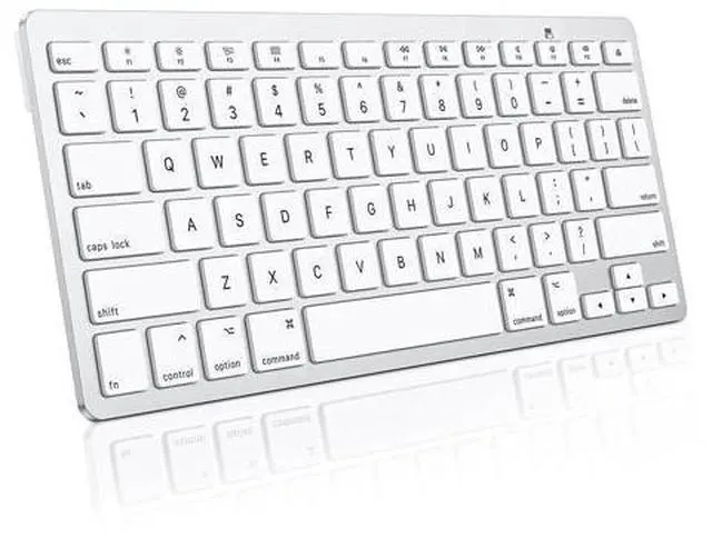 Main image of Wireless Keyboard for Mac, Keyboard for Mac, Stable Bluetooth & Ultra-Slim Portable, Ergonomic Design, Compatible with MacBook Pro/Air/iMac, Silverwhite