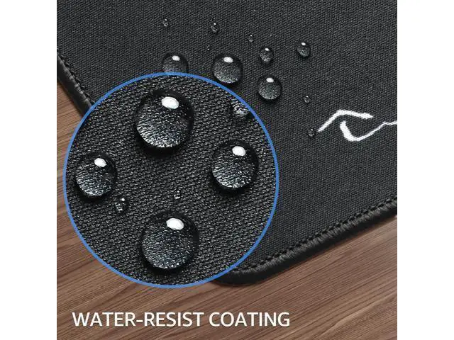 Alt view image 5 of 6 - WRIARICH Large Gaming Mouse Pad with Stitched Edges, Extended Mousepad with Superior Micro-Weave Cloth, Non-Slip Base, Water Resist Keyboard Pad for Gamer, Office & Home, 31.5x15.7in, Kanagawa Wave