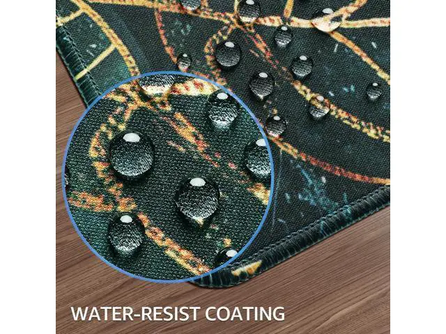 Alt view image 5 of 5 - KTRIO Large Gaming Mouse Pad with Stitched Edges, Extended Mousepad with Superior Micro-Weave Cloth, Non-Slip Base, Water Resist Keyboard Pad for Gamer, Office & Home, 31.5x15.7in, Green Leaves