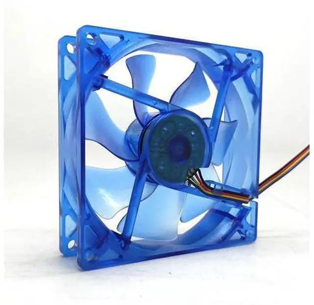 Main image of WRIARICH 92mm pwm LED cpu cooler cooling fan 90mm 9cm 92X92X25mm luminous 12V 1800RPM blue light cooler